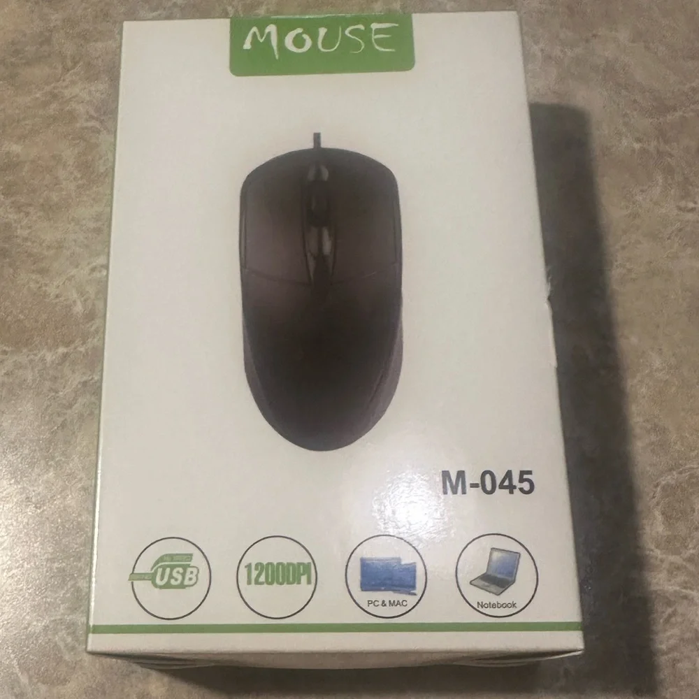 NEW M045 Wired USB Mouse Home Office Business Notebook Desktop